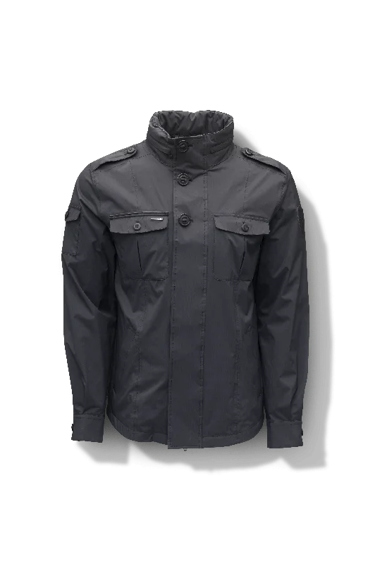 Jackets with multiple ventilation openings for airflow-Admiral Men's Lightweight Tech Jacket