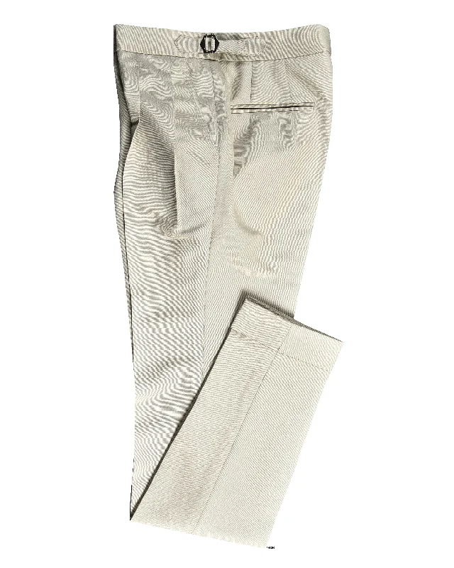 Custom-printed pants for events and promotions-VBC: Khaki 100 % Wool