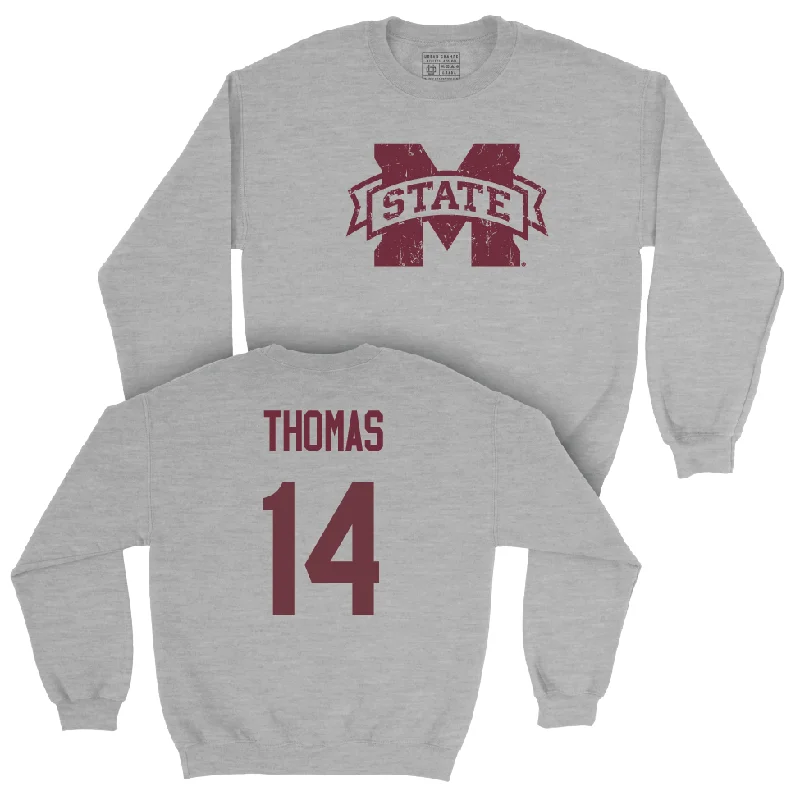 Long sleeve shirts with bold designs for statement looks-Sport Grey Women's Basketball Classic Crew - Kayla Thomas