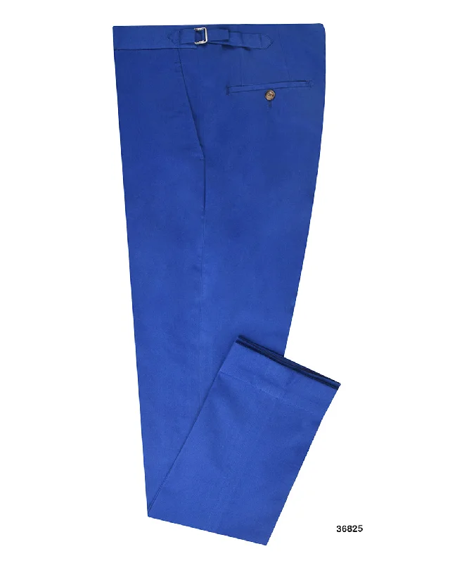 Performance pants for outdoor adventures-Brisbane Moss Royal Blue Twill