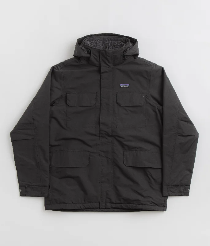 Custom rain jackets for outdoor events-Patagonia Isthmus Parka - Ink Black