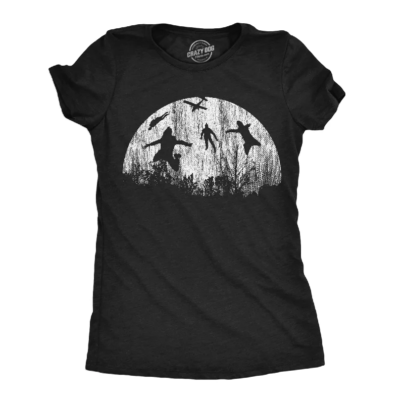 Performance T-shirts for sports and active wear-Moon Skydivers Women's T Shirt