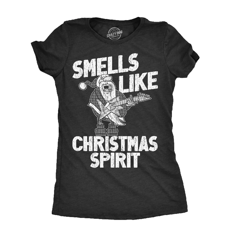 Moisture-wicking T-shirts for active individuals-Smells Like Christmas Spirit Women's T Shirt