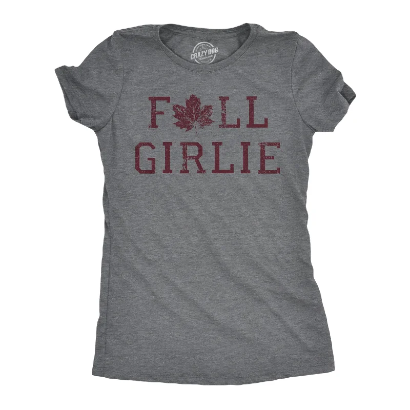 Performance T-shirts for sports and active wear-Fall Girlie Women's T Shirt