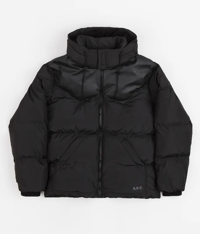 Water-resistant jackets for everyday outdoor use-A.P.C. Marvin Down Jacket - Black