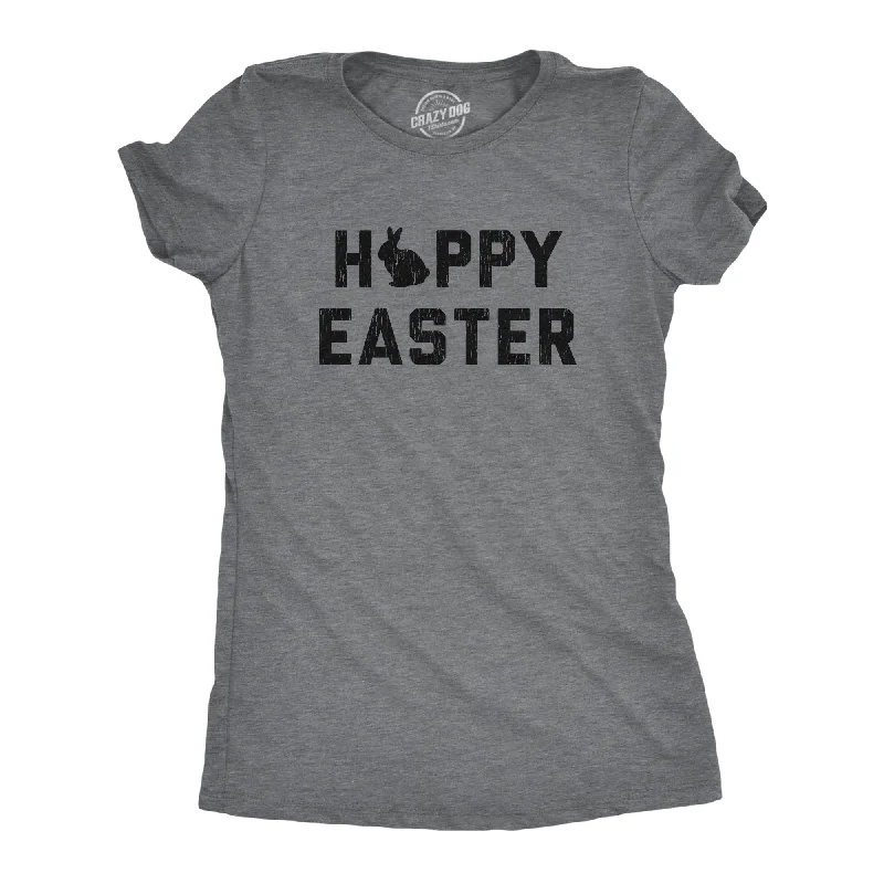 T-shirts with vintage graphics for retro fashion-Happy Easter Women's T Shirt