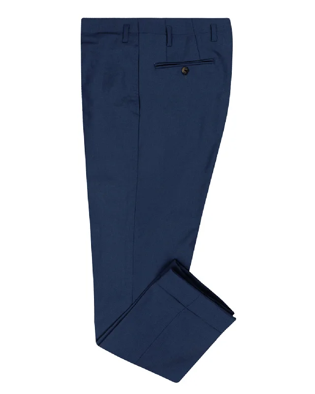 Comfortable yoga pants with a high waistband-Dugdale Fine Worsted - French Blue Plain