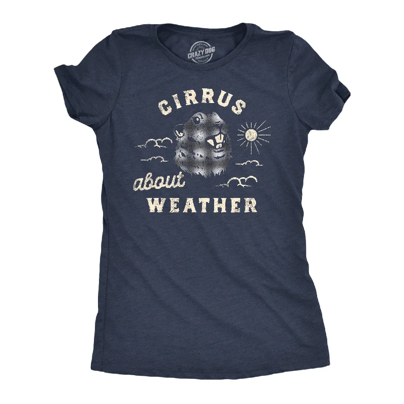 Funny and quirky T-shirts for humor lovers-Cirrus About Weather Women's T Shirt