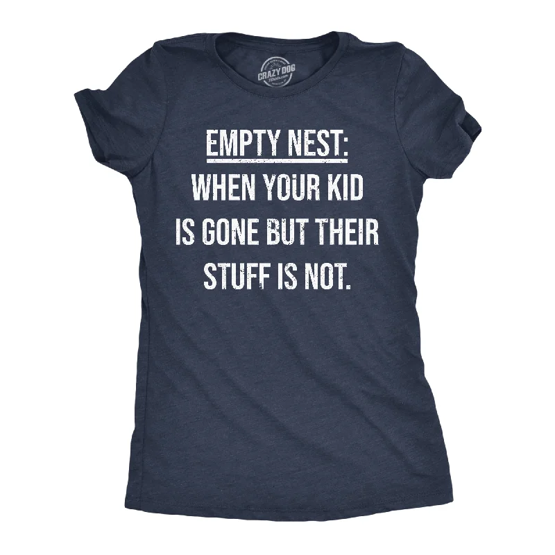 Short-sleeve T-shirts for casual style-Empty Nest Women's T Shirt