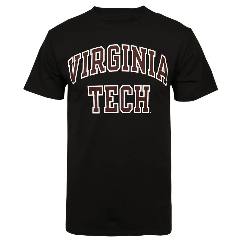 T-shirts with artistic designs for fashion statements-Virginia Tech T-Shirt: Black by Champion