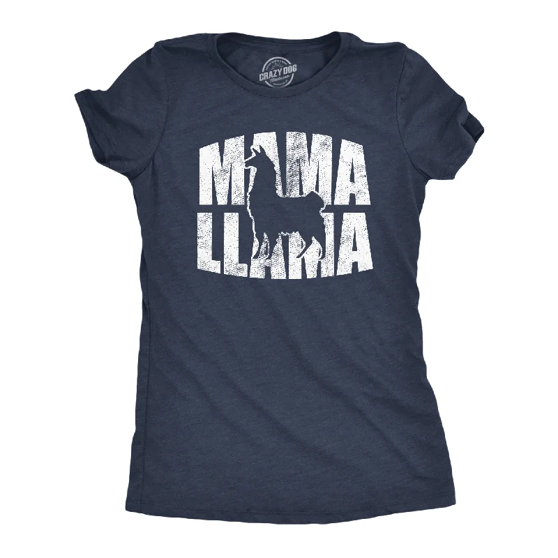 Best T-shirts for screen printing designs-Mama Llama Women's T Shirt