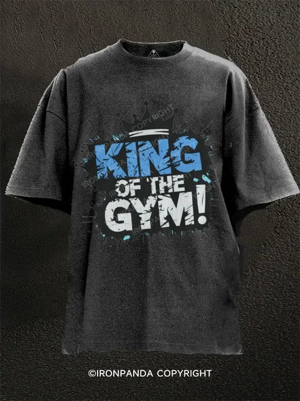 Soft T-shirts for sensitive skin-King of the Gym Washed Gym Shirt