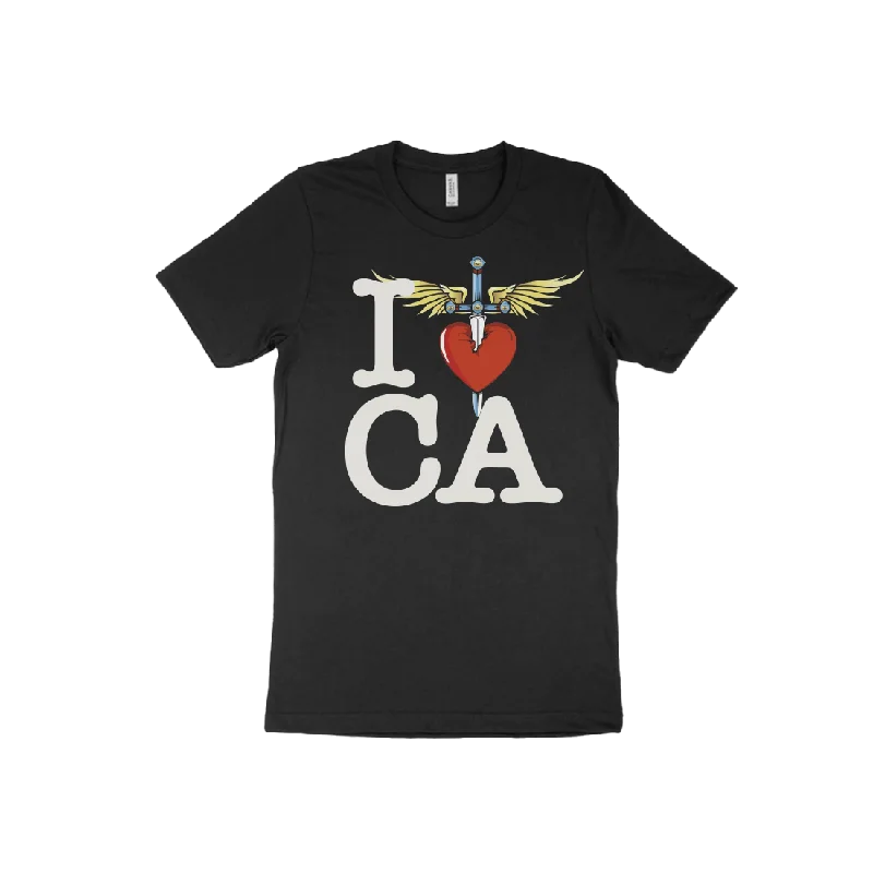 Best T-shirts for screen printing designs-I Heart Black T-Shirt - West