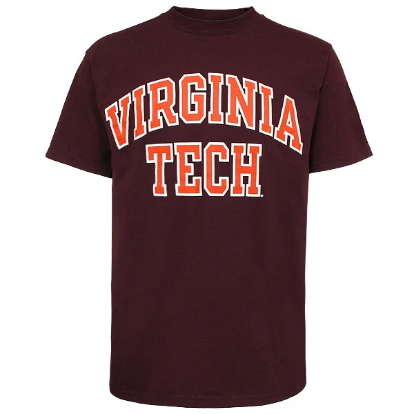 Athletic fit T-shirts for a sleek silhouette-Virginia Tech T-Shirt: Maroon by Champion