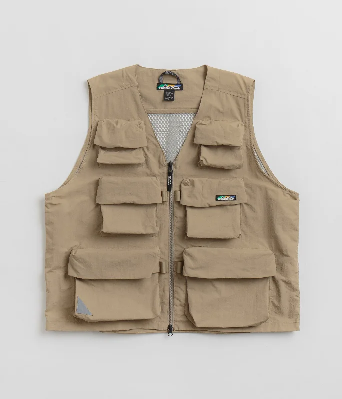 Sporty jackets with vibrant designs for active lifestyles-Manastash River Vest - Sand