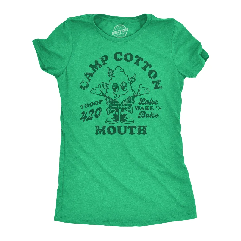 Custom T-shirts with unique patterns for fashion lovers-Camp Cotton Mouth Women's T Shirt