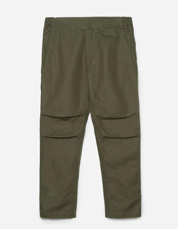 High-waisted pants for a flattering fit-7024 MILTYPE Organic Custom Pants Olive OG-107F