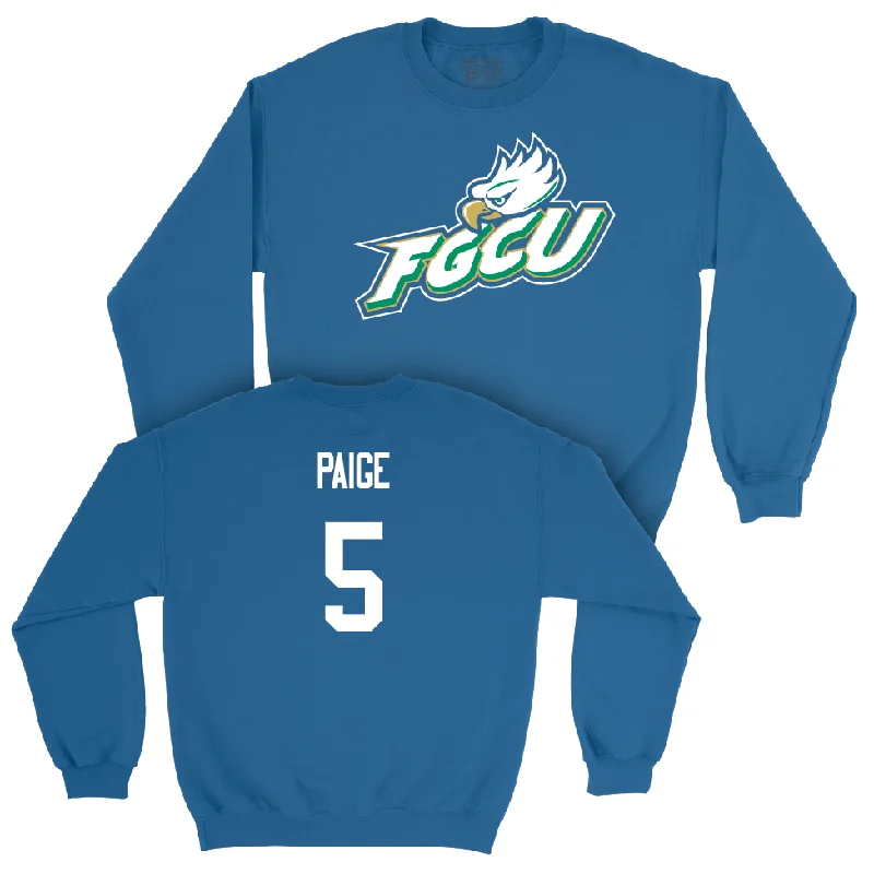 Long sleeve shirts for layering with cardigans and sweaters-Blue Women's Basketball FGCU Crew - Alahna Paige