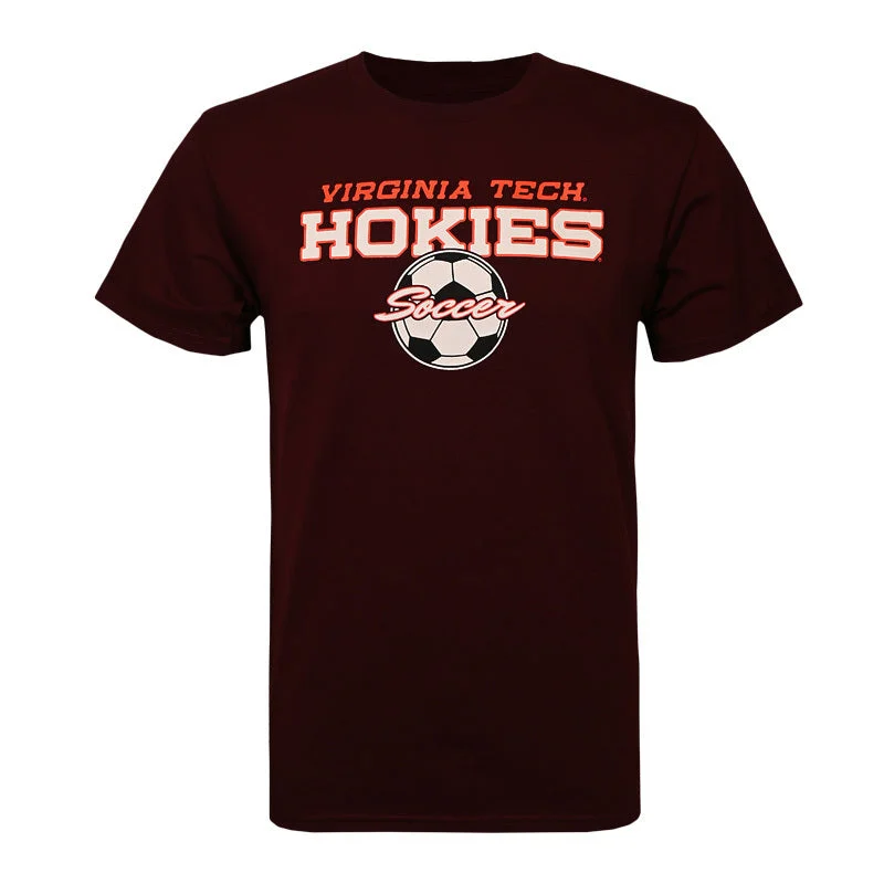 Stylish T-shirts with geometric prints for a modern look-Virginia Tech Sports Core Soccer T-Shirt by Champion