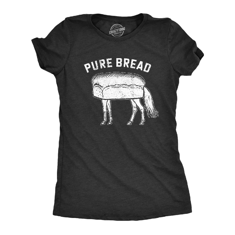 Stylish T-shirts with graphic designs for casual wear-Pure Bread Women's T Shirt