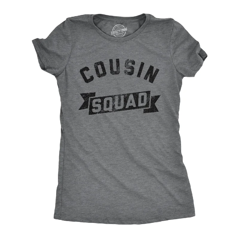 Eco-friendly T-shirts for sustainable living-Cousin Squad Women's T Shirt