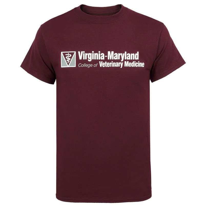 T-shirts with nature-inspired prints for eco-conscious fashion-Virginia-Maryland College of Veterinary Medicine T-Shirt by Champion