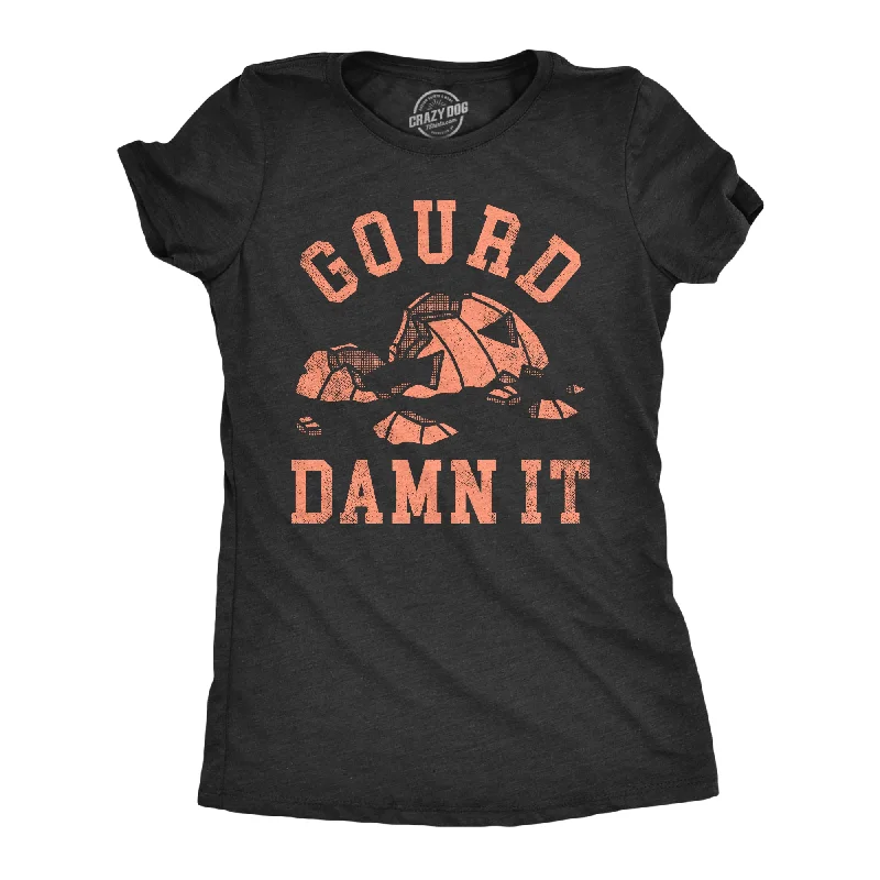 Custom T-shirts for school sports teams-Gourd Damn It Women's T Shirt