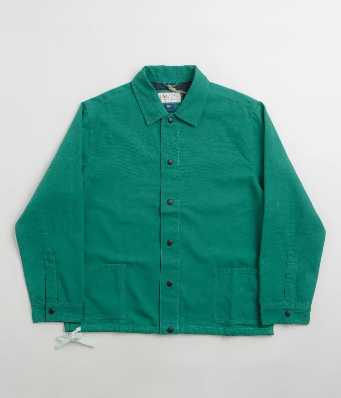 Wind-resistant jackets for breezy weather-Uskees 3013 Coach Jacket - Foam Green