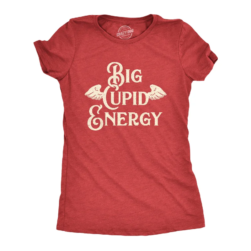 Cool graphic T-shirts with sports themes-Big Cupid Energy Women's T Shirt