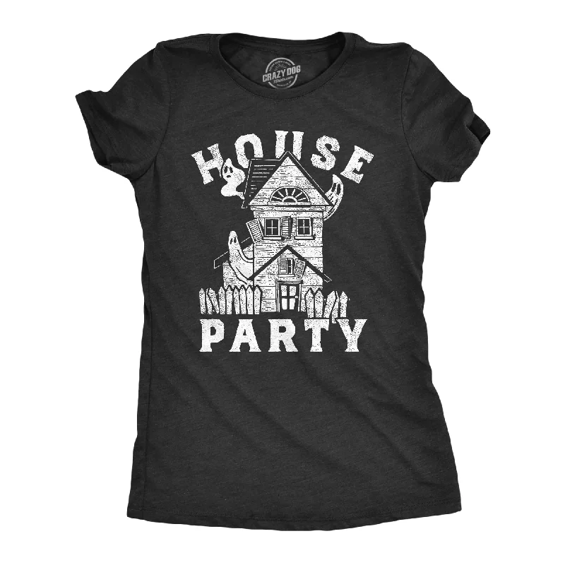 Soft and breathable T-shirts for comfort-House Party Women's T Shirt