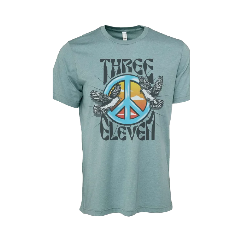 Classic logo T-shirts for brand enthusiasts-Peace Sign Tour T-Shirt