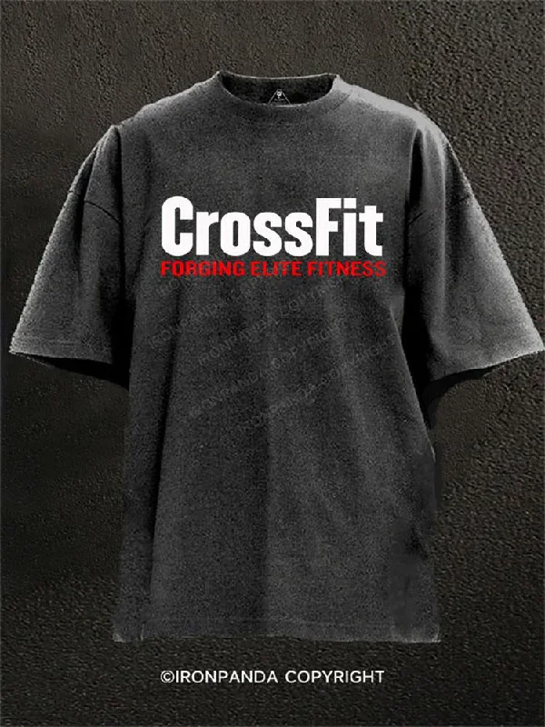 Performance T-shirts for sports and active wear-CrossFit Washed Gym Shirt