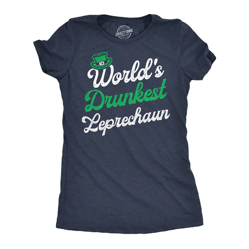 Premium T-shirts for fashion-forward looks-Worlds Drunkest Leprechaun Women's T Shirt