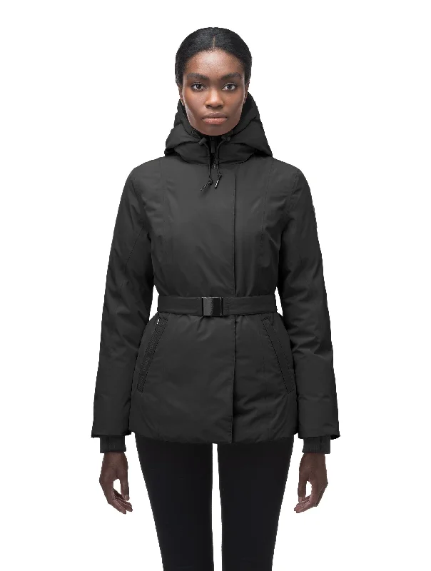 Custom jackets for winter festivals and activities-Shaw Women's Hip Length Jacket