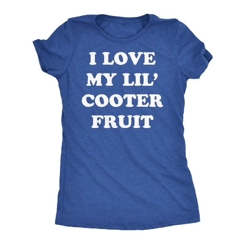 Colorful T-shirts for vibrant summer looks-I Love My Little Cooter Fruit Women's T Shirt