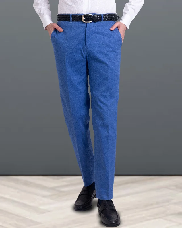 Slim-fit jeans for a sharp, modern look-Dugdale Cotton Royal Blue Twill