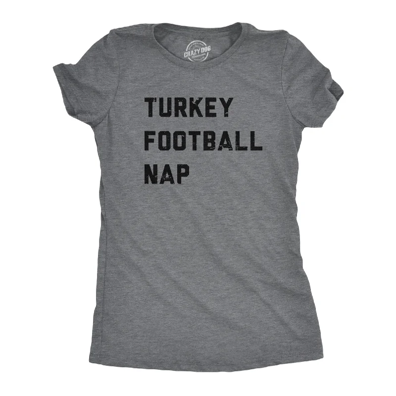 Best T-shirts for layering with jackets or hoodies-Turkey Football Nap Women's T Shirt