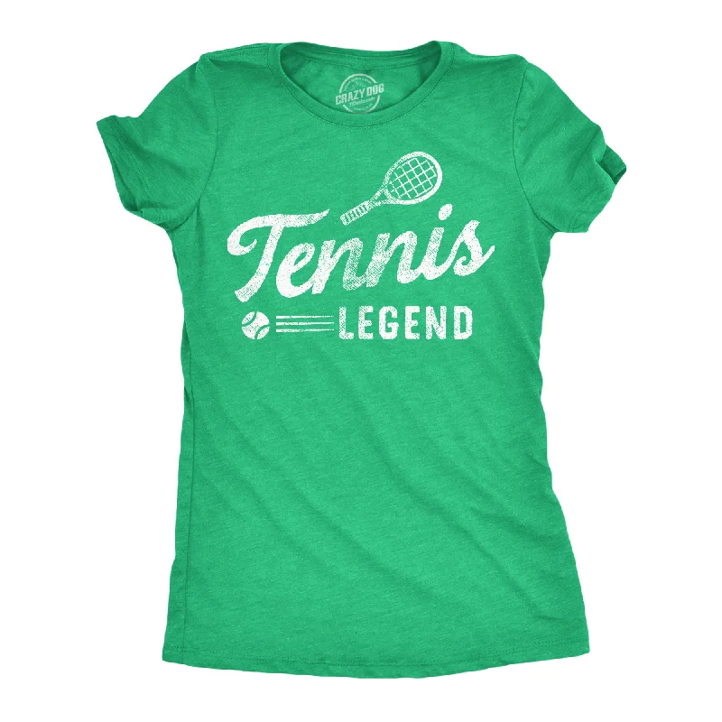 Best T-shirts for layering with jackets or hoodies-Tennis Legend Women's T Shirt