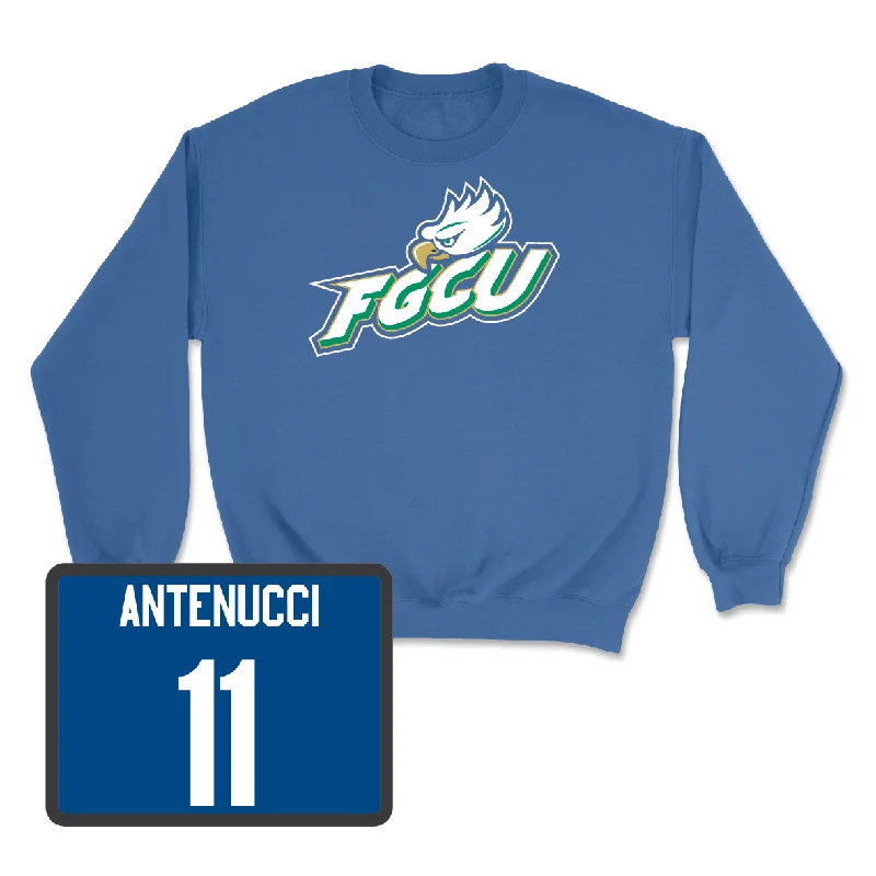 High-quality long sleeve shirts for print designs-Blue Women's Basketball FGCU Crew - Maddie Antenucci