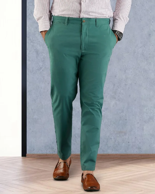 Soft cotton pants for all-day comfort-Genoa Chino Pant Fern Green