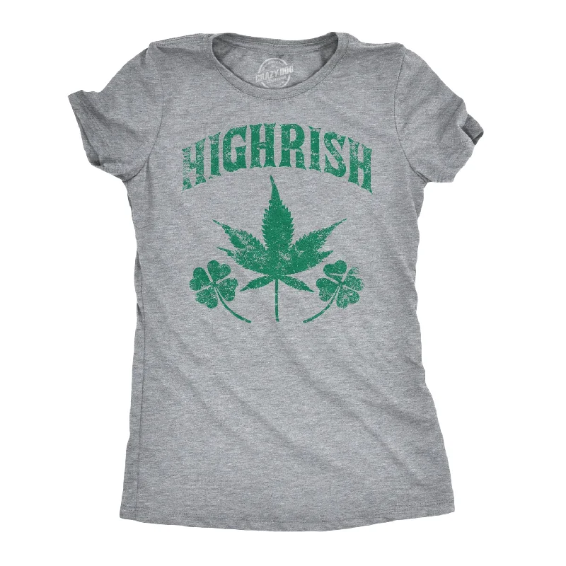 Soft T-shirts for sensitive skin-Highrish Women's T Shirt