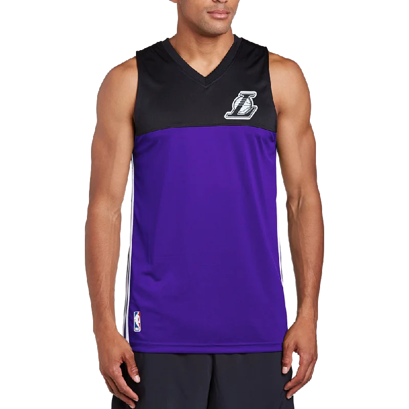 Performance T-shirts for sports and active wear-Adidas Men's Winter Hoops Sleeveless Jersey