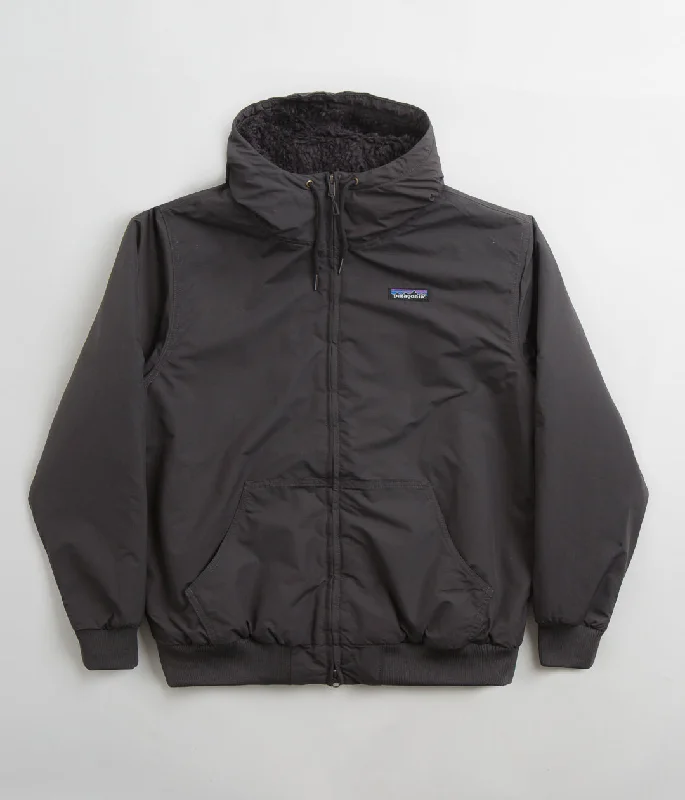 Casual jackets for everyday outdoor activities-Patagonia Lined Isthmus Hoodie - Ink Black