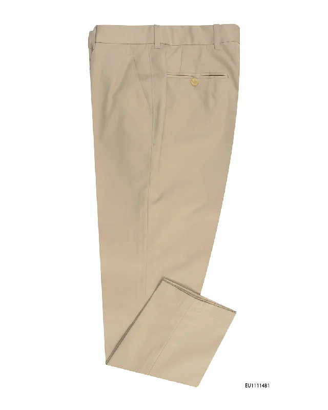 Stylish leather pants for bold fashion statements-Light Military Khaki Soft Chino