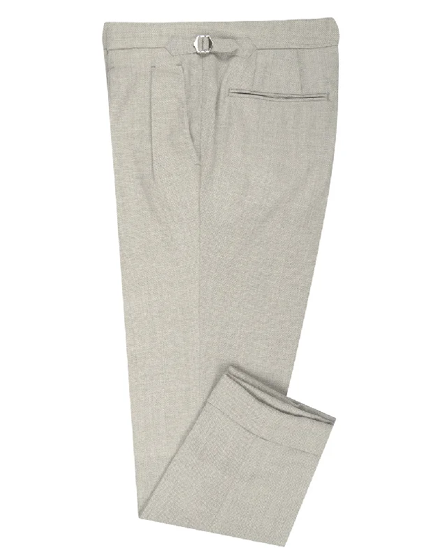 Comfortable pants for everyday wear-Vitale Barberis Canonico -  Light Grey Hopsack