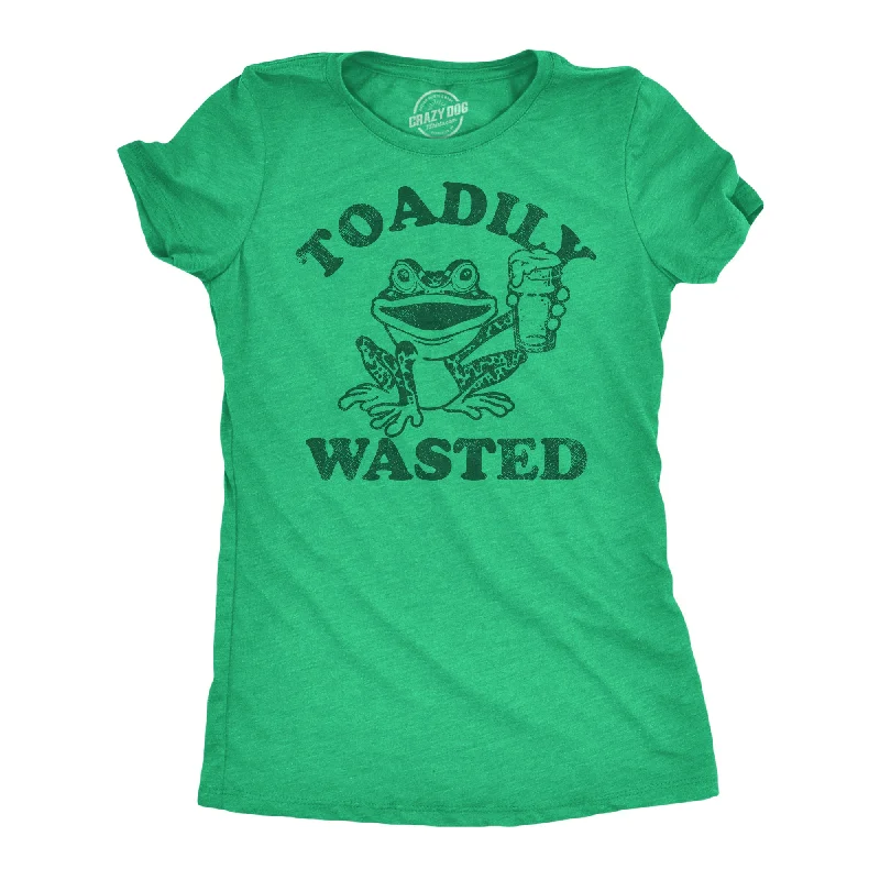 Stylish T-shirts with graphic designs for casual wear-Toadily Wasted Women's T Shirt