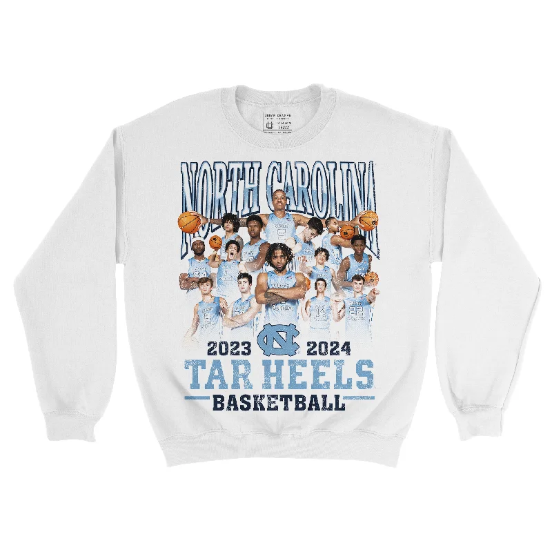 Performance long sleeve shirts for outdoor activities-EXCLUSIVE RELEASE: 2023-2024 UNC Men's Basketball Team Crew