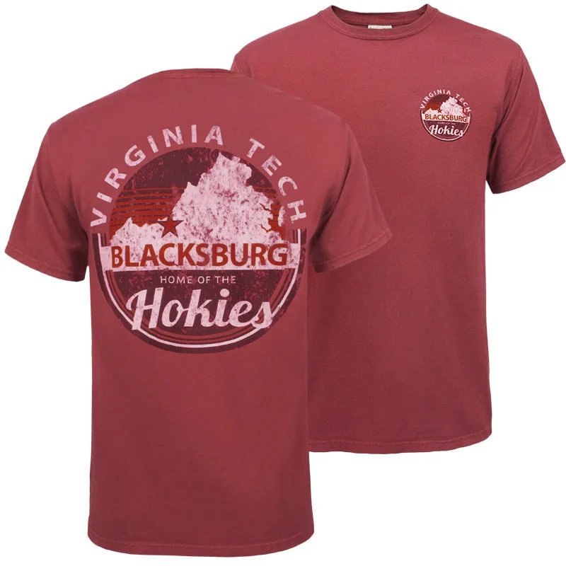 High-quality cotton T-shirts for breathable comfort-Virginia Tech Home of the Hokies T-Shirt: Maroon by Gear