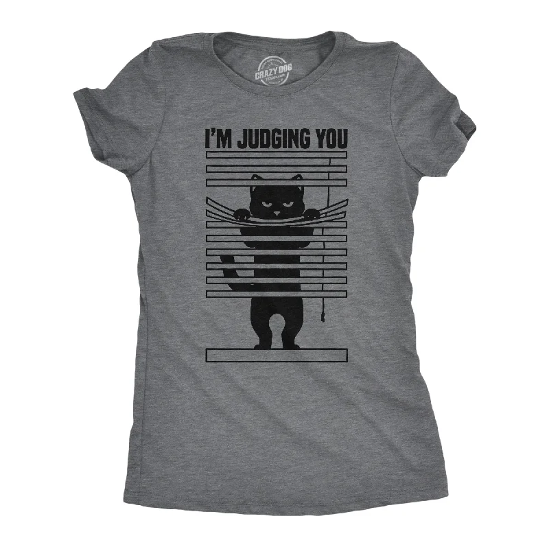 T-shirts with bold slogans for strong statements-Im Judging You Women's T Shirt