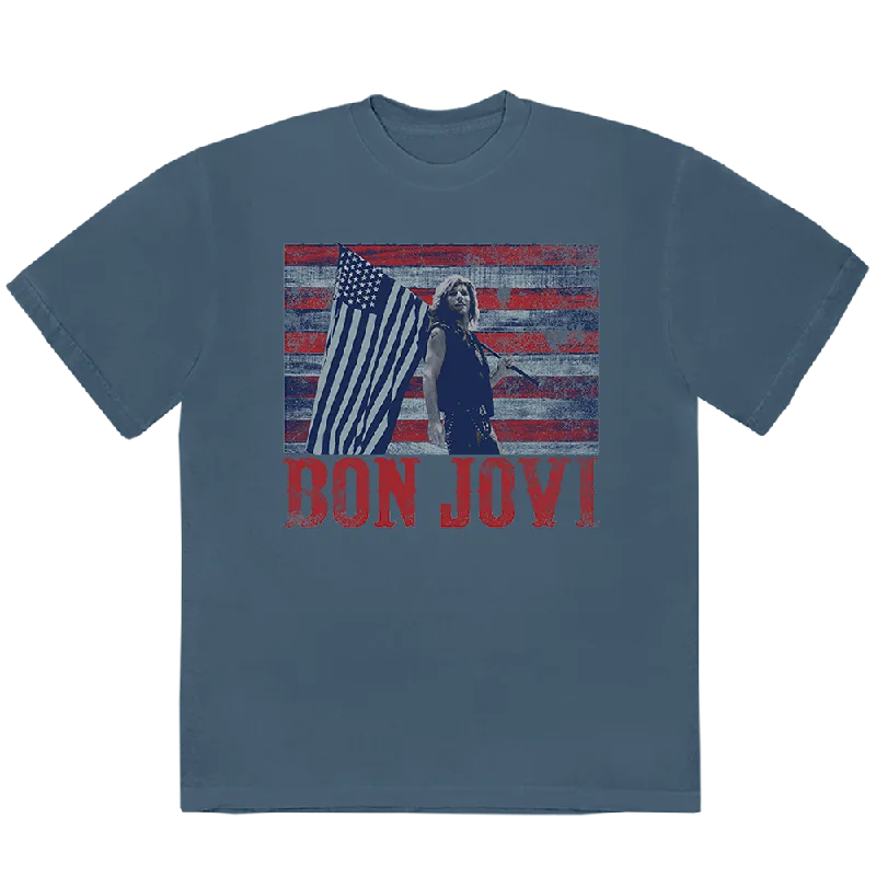 T-shirts for art lovers with custom prints-American Flag T-Shirt